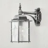 Konstsmide Applique d'extérieur MILANO noir/argent, suspendue^ Appliques Murales Extérieures