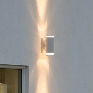 Konstsmide Applique d'extérieur Modena à 2 lampes blanche^ Appliques Murales Extérieures