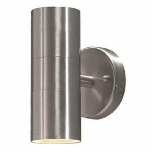 Konstsmide Applique d'extérieur Modena acier inox, à 2 lampes^ Appliques Murales Extérieures