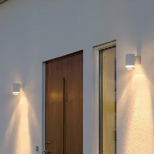 Konstsmide Applique d'extérieur Modena fente, 1 lampe blanche^ Appliques Murales Extérieures