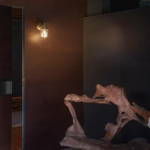 FARO BARCELONA Applique d’extérieur Nahir laiton, anti-eau de mer^ Appliques Murales Extérieures