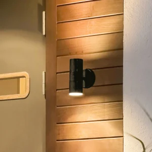 Konstsmide Applique d'extérieur noire Modena à 2 lampes^ Appliques Murales Extérieures