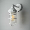 Konstsmide Applique d'extérieur Olbia, blanc, aluminium, hauteur 33 cm^ Appliques Murales Extérieures