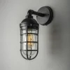 Konstsmide Applique d'extérieur Olbia, noir, aluminium, hauteur 33 cm^ Appliques Murales Extérieures