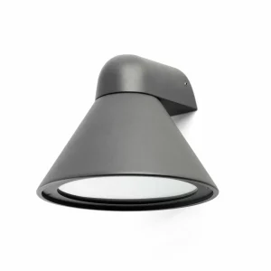 FARO BARCELONA Applique d’extérieur Pals, IP65 gris foncé^ Appliques Murales Extérieures