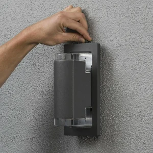 Konstsmide Applique d’extérieur Potenza Up & Down, anthracite^ Appliques Murales Extérieures