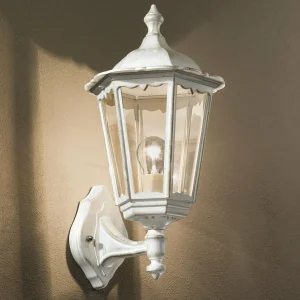 ORION Applique d’extérieur Puchberg en blanc-doré^ Appliques Murales Extérieures