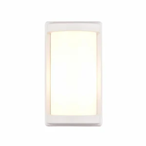 Reality Leuchten Applique d’extérieur Puelo alu moulé, blanche^ Appliques Murales Extérieures