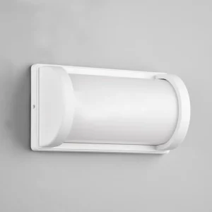 Reality Leuchten Applique d’extérieur Puelo alu moulé, blanche^ Appliques Murales Extérieures