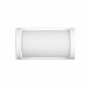Reality Leuchten Applique d’extérieur Puelo alu moulé, blanche^ Appliques Murales Extérieures