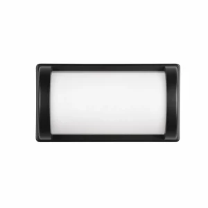 Reality Leuchten Applique d'extérieur Puelo alu moulé, noire^ Appliques Murales Extérieures