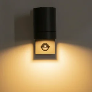 Näve Applique d’extérieur Rombe avec capteur, 1 lampe^ Appliques D'Extérieur Avec Détecteur