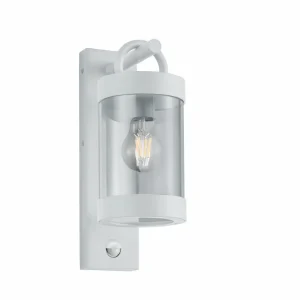 Trio Lighting Applique d'extérieur Sambesi à détecteur, blanc^ Appliques D'Extérieur Avec Détecteur