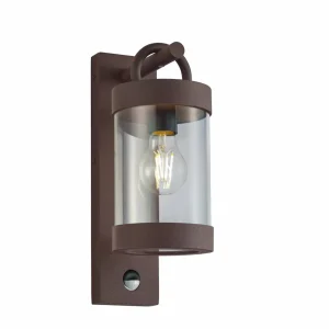 Trio Lighting Applique d'extérieur Sambesi à détecteur, rouille^ Appliques D'Extérieur Avec Détecteur