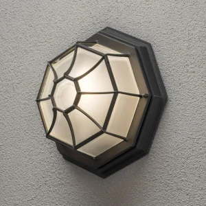 Konstsmide Applique d'extérieur WALL ROOF noire^ Appliques Murales Extérieures