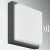 LCD Applique Ernest E27 détecteur mouvement graphite^ Appliques D'Extérieur Avec Détecteur