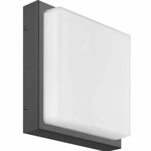 LCD Applique Ernest E27 sans capteur graphite^ Appliques Murales Extérieures