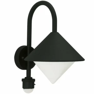 Albert Leuchten Applique ext Jolanda ac détecteur mvmnt, noir^ Appliques D'Extérieur Avec Détecteur