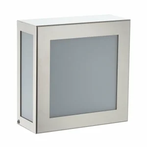 CMD Applique extérieur capteur Aqua Legendo Mini, inox^ Appliques D'Extérieur Avec Détecteur
