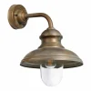 Moretti Luce Applique extérieur Mill 1595 laiton ancien/transp.^ Appliques Murales Extérieures