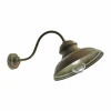 Moretti Luce Applique extérieur Mill 1591 laiton ancien/transp.^ Appliques Murales Extérieures