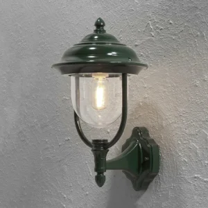 Konstsmide Applique extérieur PARMA montante verte^ Appliques Murales Extérieures