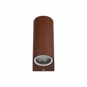 Trio Lighting Applique extérieur Roya up/downlight ronde grise^ Appliques Murales Extérieures