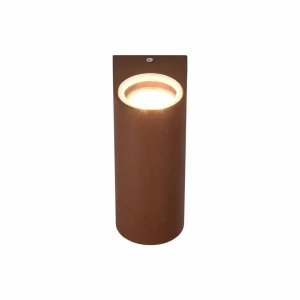 Trio Lighting Applique extérieur Roya up/downlight ronde grise^ Appliques Murales Extérieures