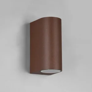 Trio Lighting Applique extérieur Roya up/downlight ronde grise^ Appliques Murales Extérieures