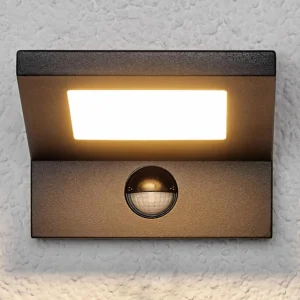 Lucande Applique extérieure LED Levvon à détecteur^ Appliques D'Extérieur Avec Détecteur