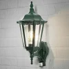 Konstsmide Applique Firenze avec capteur, debout, verte^ Appliques D'Extérieur Avec Détecteur