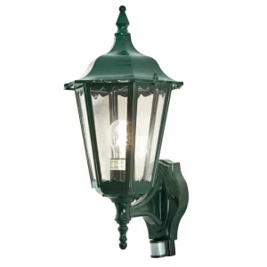 Konstsmide Applique Firenze avec capteur, debout, verte^ Appliques D'Extérieur Avec Détecteur