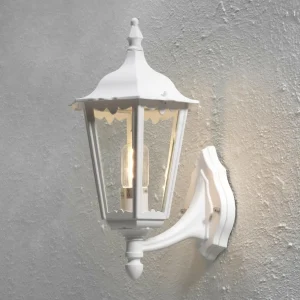 Konstsmide Applique Firenze, debout, 48 cm, blanche^ Appliques Murales Extérieures