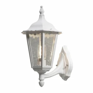 Konstsmide Applique Firenze, debout, 48 cm, blanche^ Appliques Murales Extérieures