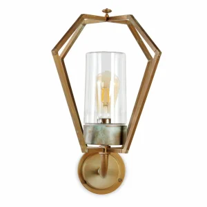 Moretti Luce Applique Gemstone 3450 laiton ancien/transparente^ Appliques Murales Extérieures