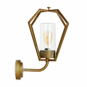Moretti Luce Applique Gemstone 3450 laiton ancien/transparente^ Appliques Murales Extérieures