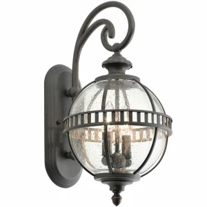 KICHLER Applique Halleron, Ø 25,4 cm, londonderry^ Appliques Murales Extérieures