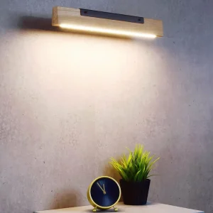 Deko-Light Applique LED Madera rayonnant vers le bas, chêne^ Luminaires Durables