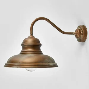 Moretti Luce Applique murale ALESSIA en laiton antique^ Appliques Murales Extérieures