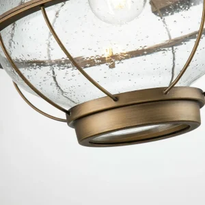 KICHLER Applique murale d'extérieur Bridgeton laiton Ø 28 cm^ Luminaires De Terrasse