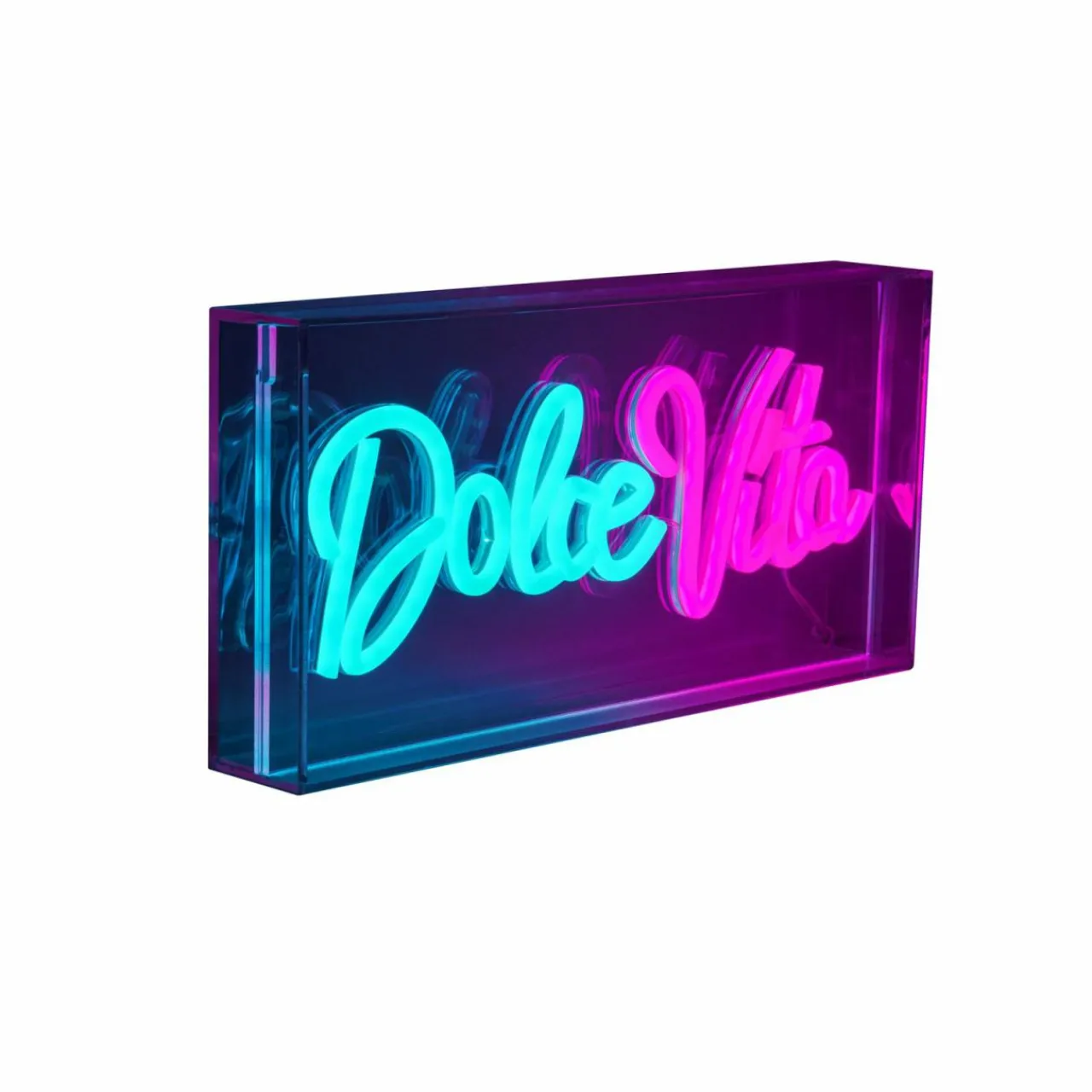 Näve Applique murale LED Dolce Vita, transparente, 30x15 cm, plastique USB RVB^ Lampes Décoratives