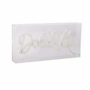 Näve Applique murale LED Dolce Vita, transparente, 30x15 cm, plastique USB RVB^ Lampes Décoratives