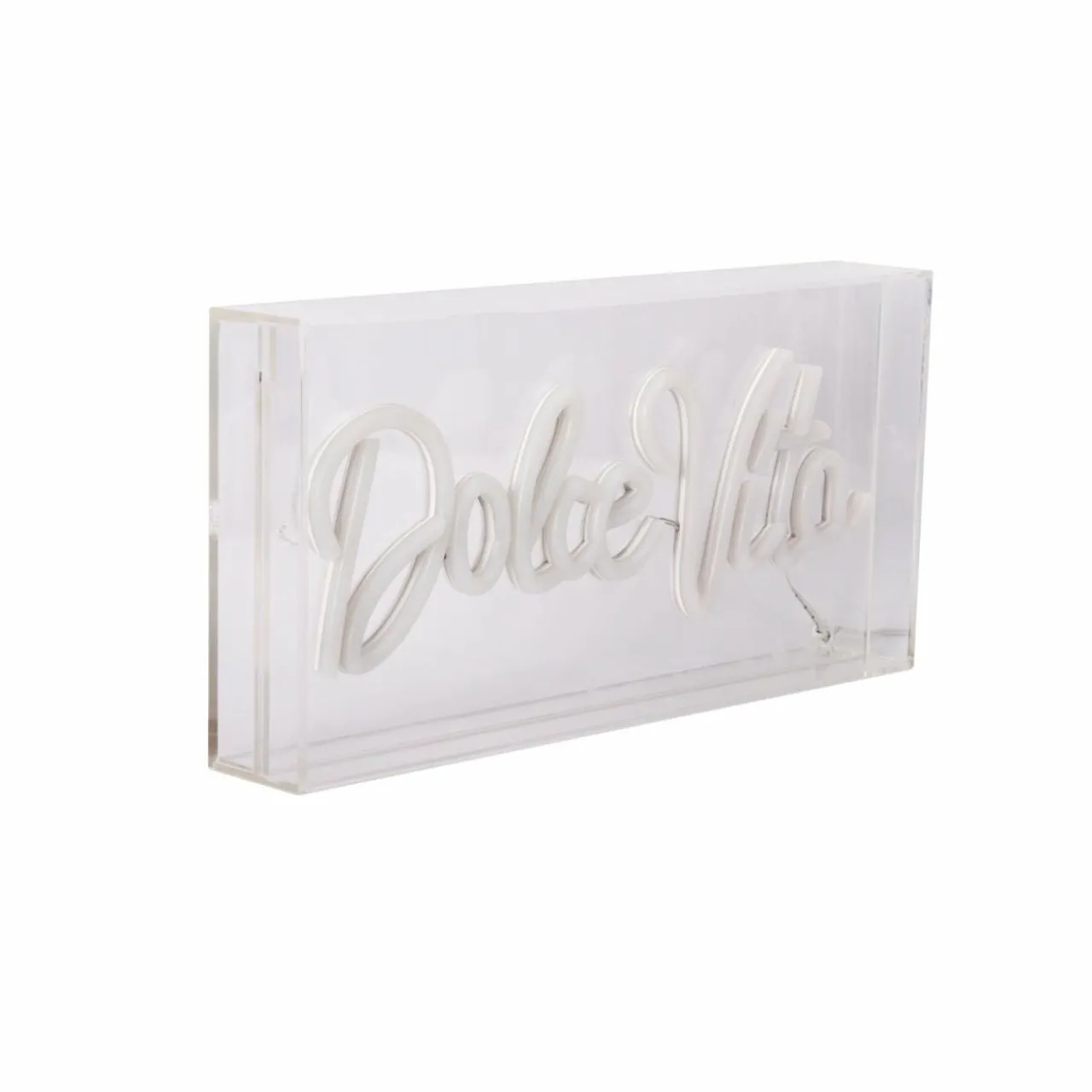 Näve Applique murale LED Dolce Vita, transparente, 30x15 cm, plastique USB RVB^ Lampes Décoratives