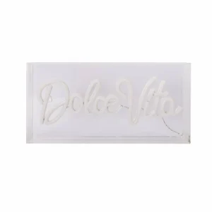 Näve Applique murale LED Dolce Vita, transparente, 30x15 cm, plastique USB RVB^ Lampes Décoratives
