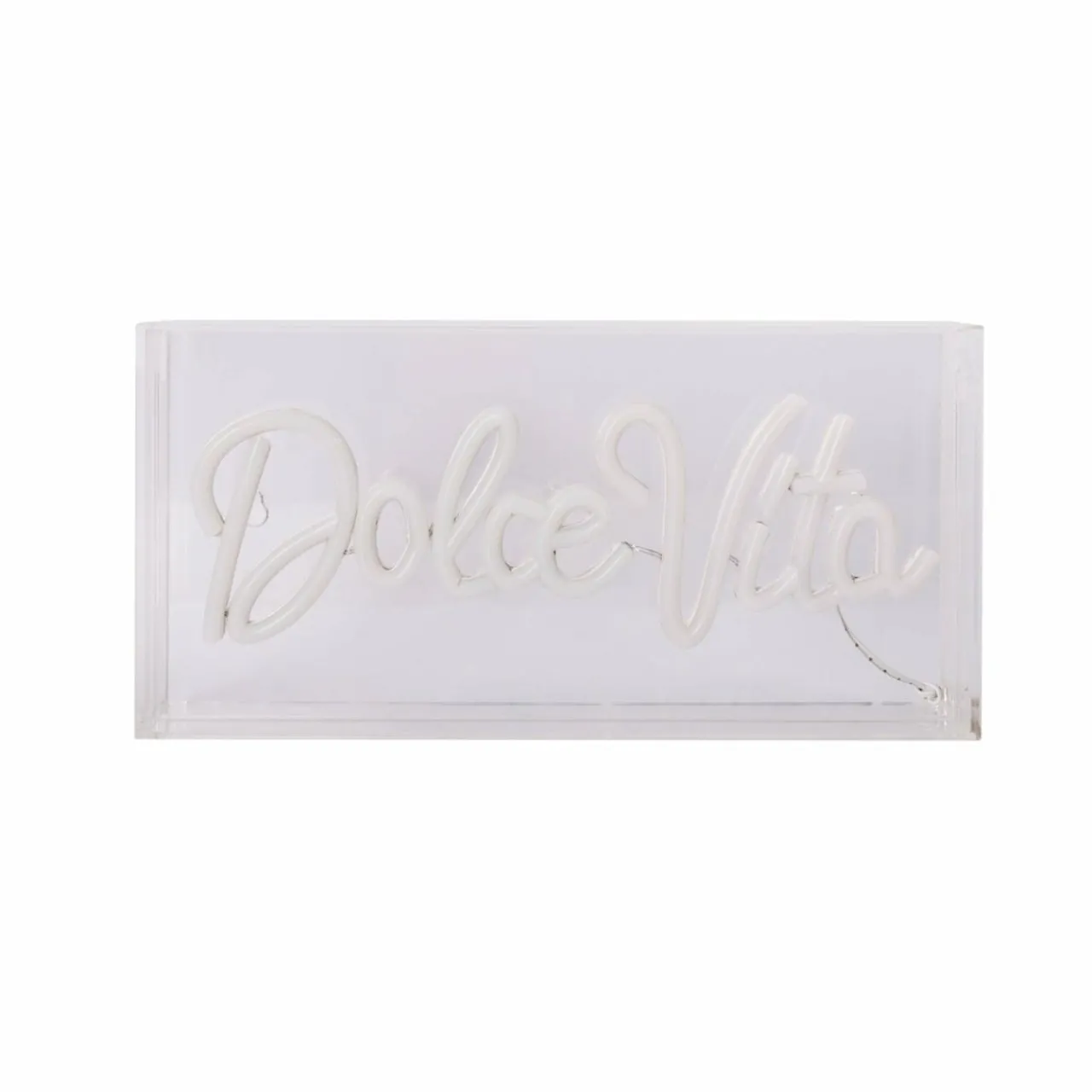 Näve Applique murale LED Dolce Vita, transparente, 30x15 cm, plastique USB RVB^ Lampes Décoratives