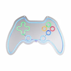 JUST LIGHT. Applique murale LED Neon Gamer, USB^ Lampes Décoratives