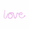 JUST LIGHT. Applique murale LED Neon Love, USB^ Lampes Décoratives