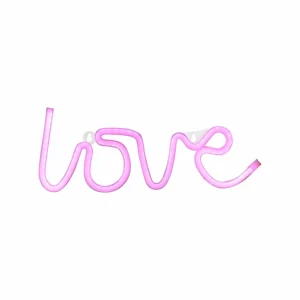 JUST LIGHT. Applique murale LED Neon Love, USB^ Lampes Décoratives
