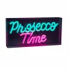Näve Applique murale LED Prosecco Time transparente 30x15 cm plastique USB RVB^ Lampes Décoratives