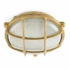 FARO BARCELONA Applique Noray, rond, laiton^ Appliques Murales Extérieures